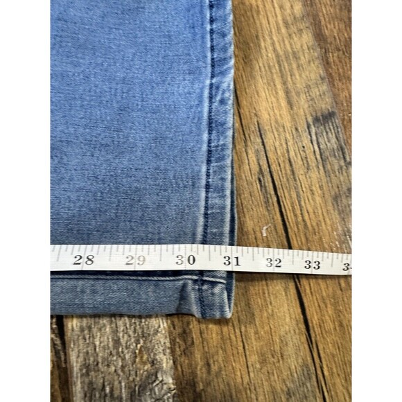 Soft Surroundings Jeans Women's  Small  Blue Flare Pull On - Picture 4 of 6